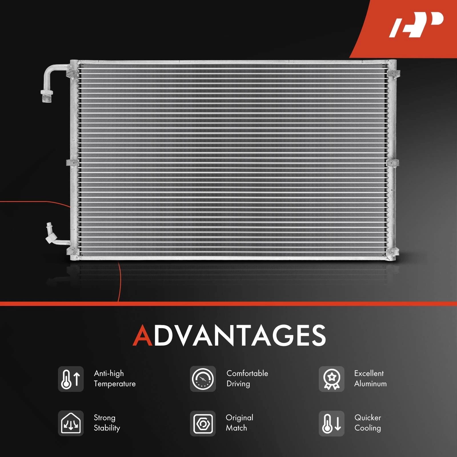 A/C Condenser for Chevrolet Corvette (1973-1982)