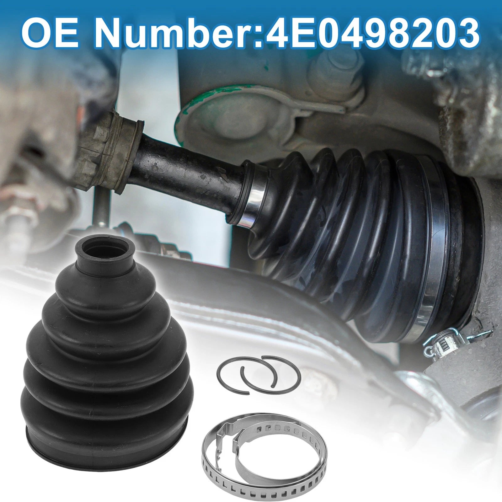 Outer CV Joint Boot Kit with Clamps for Volkswagen Phaeton (2004–2006)