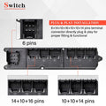 Power Window Switch for Chevrolet GMC Cadillac (2000–2007) 20835553