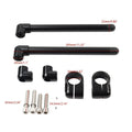 36MM Clip-On Handlebar for Motorcycle Cafe Racer - Black