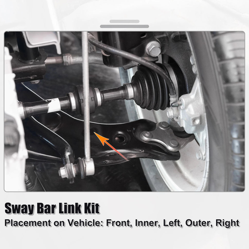 6 Pcs Tie Rod End Link for Nissan Altima 