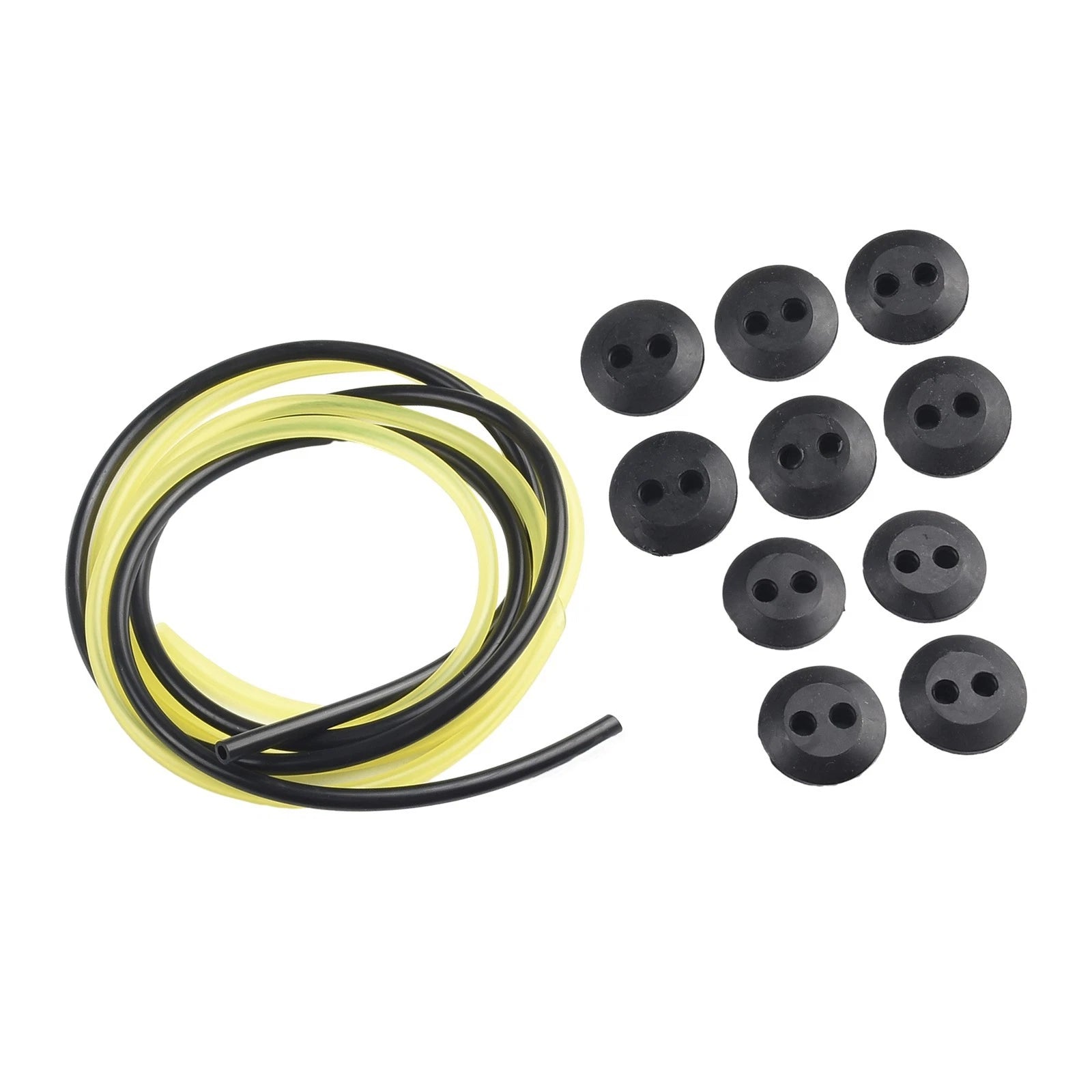 12pc Rubber Fuel Tank Grommet with Fuel Line Pipe for Brush Cutter