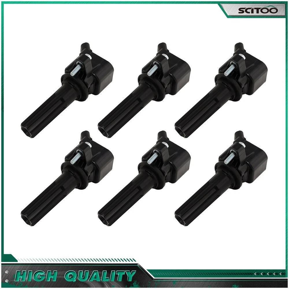 6X Ignition Coils for Chevrolet Trailblazer GMC Envoy Buick Rainier Saab 9-7x