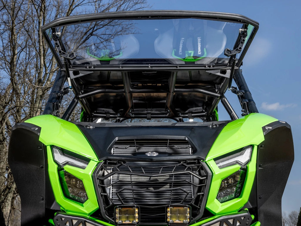 Scratch-Resistant Flip Windshield for Kawasaki Teryx (2026)