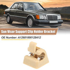 Sun Visor Support Clip Retainer No.A12681000128412 for Mercedes-Benz W201 (1982–1993)