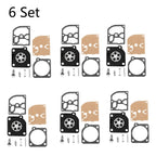 Set of 6 Carburetor Rebuild Kits for Stihl MS210 MS230 MS250 (RB-105)