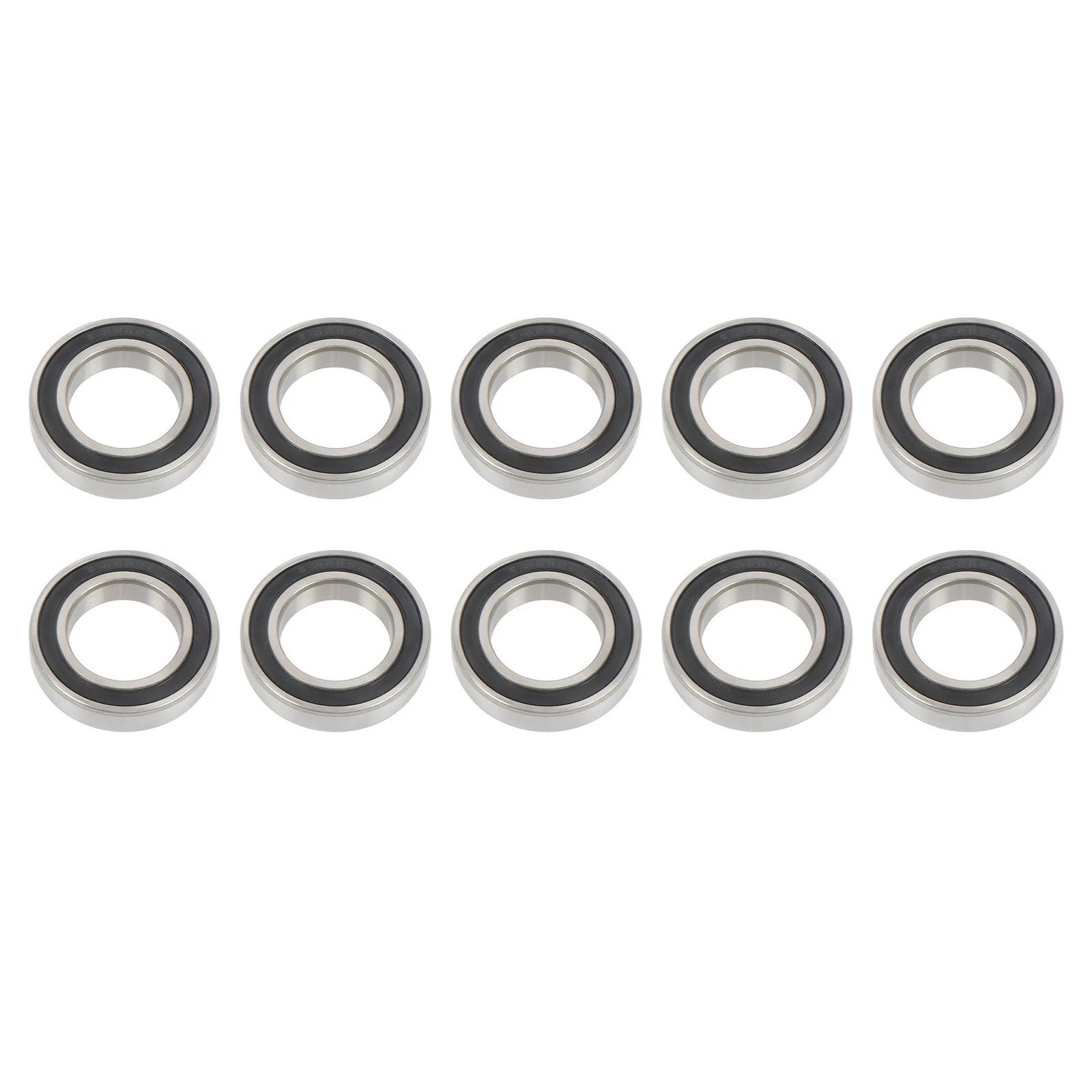 Set of 10 Deep Groove Ball Bearings 40x68x15mm Double Rubber Seals