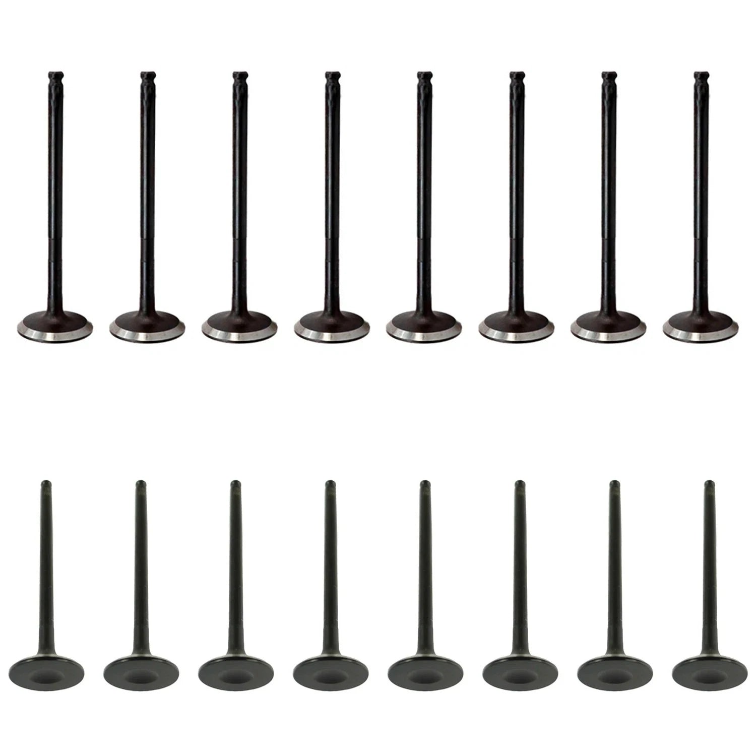 Set of 16 Intake & Exhaust Valves Kit for Chevrolet Spark 1.2L L4 DOHC (2013–2018)
