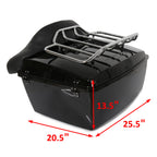 Trunk Pad Mount Rack for Harley Tour Street Glide Road King (2009–2013)