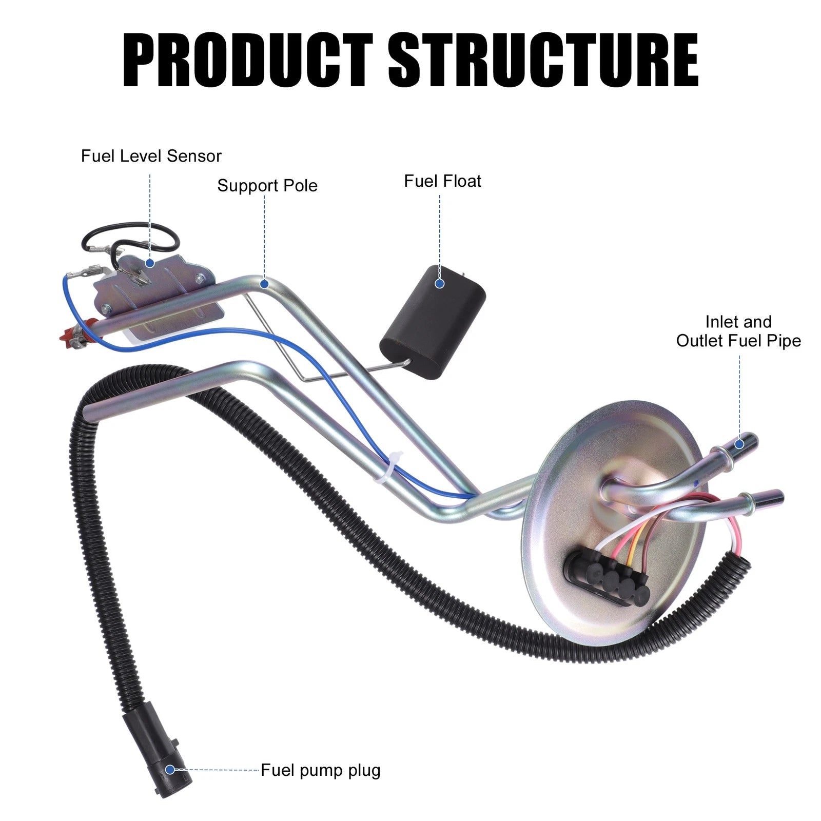 Fuel Pump Sender Module Assembly FMSU-9DE for Ford 