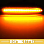 Front LED Side Marker Light for BMW Black Lens Amber Light 1 Pair
