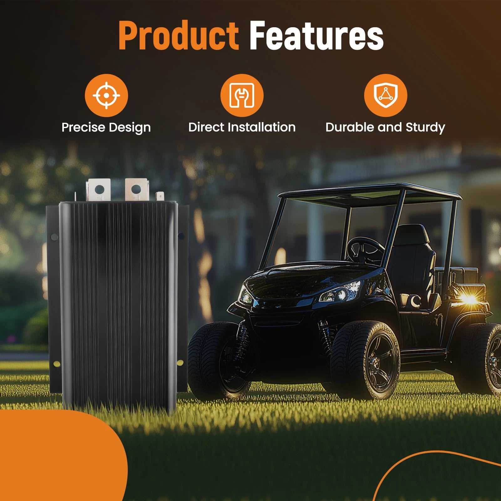 Golf Cart Controller for EZGO Club Car (36V, 500A)