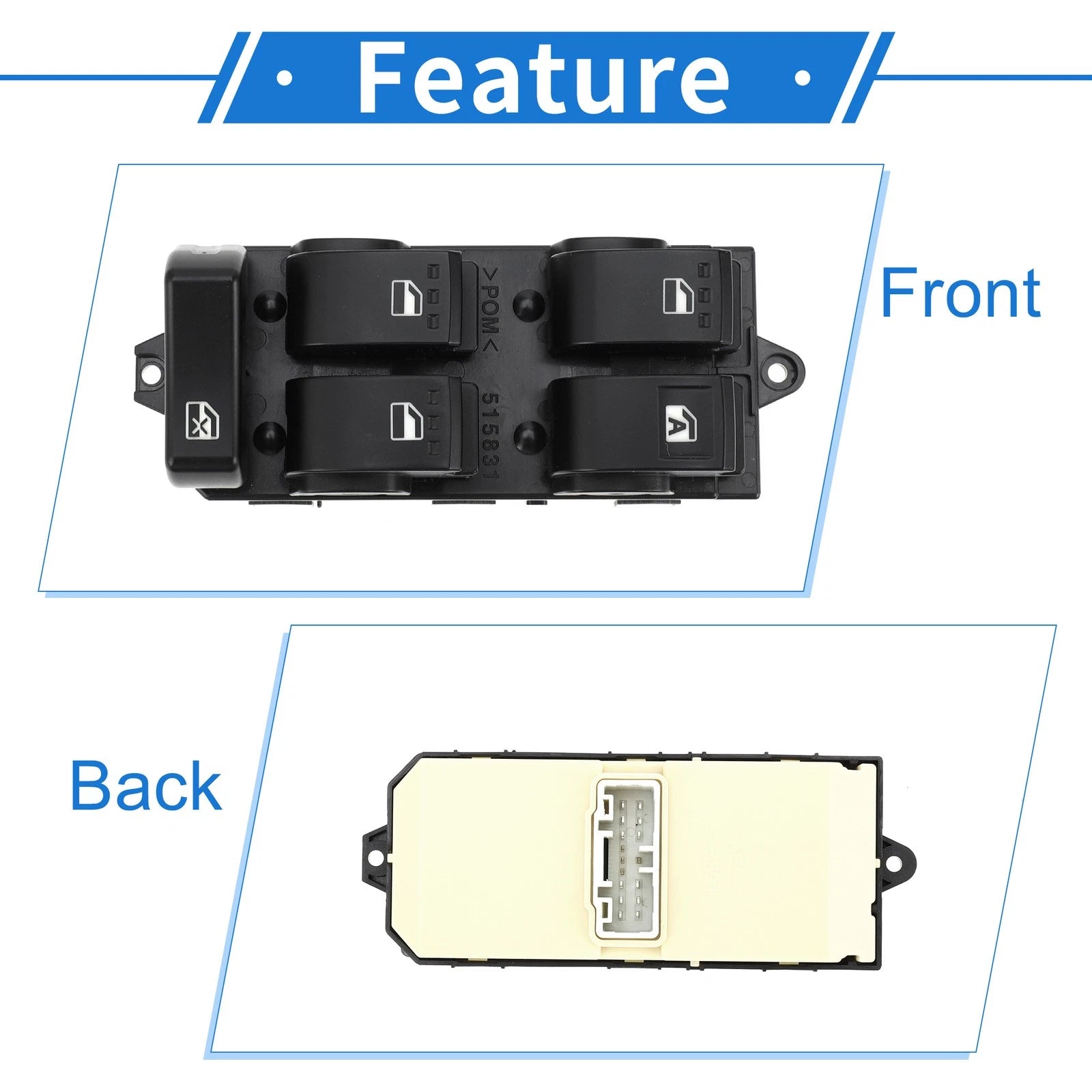 Power Window Switch for Toyota Avanza (No. 84820BZ170) (2010–2023)
