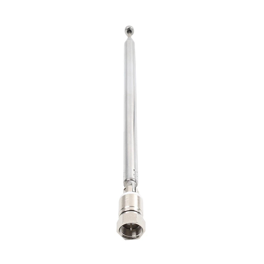 F Type Telescopic Aerial Antenna 75 Ohm with TV/3.5mm Adapter for Bose Wave