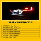 1X 18-SMD LED License Plate Lights for Dodge Charger (2015–2021)