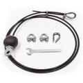 Set of 4 Pulley Cables for Home Gym (Plastic-coated Steel Wire)