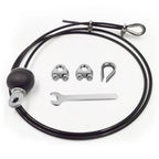 Set of 4 Pulley Cables for Home Gym (Plastic-coated Steel Wire)