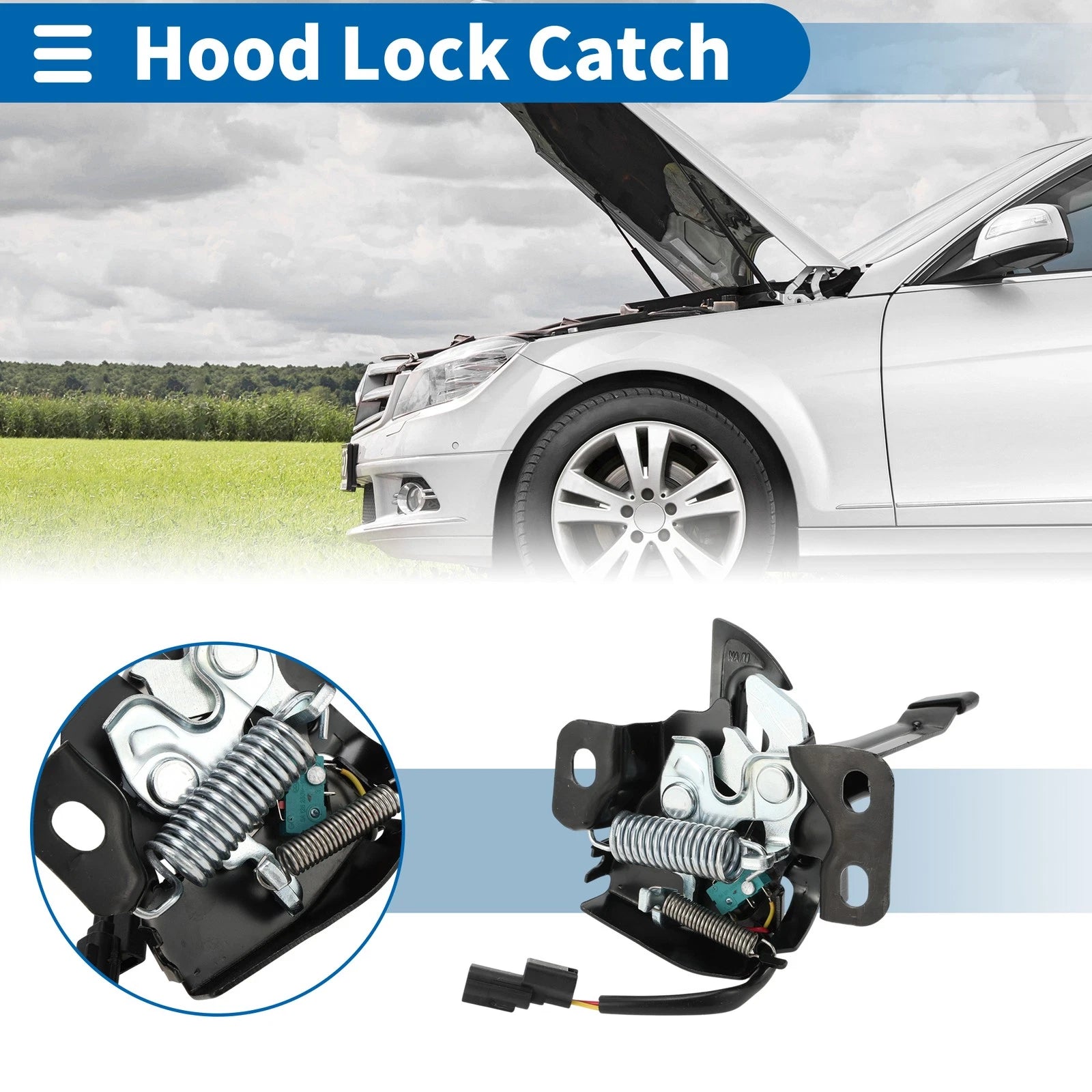 Hood Latch Assembly for Honda Civic (2006–2011) No. 74120SNAU01