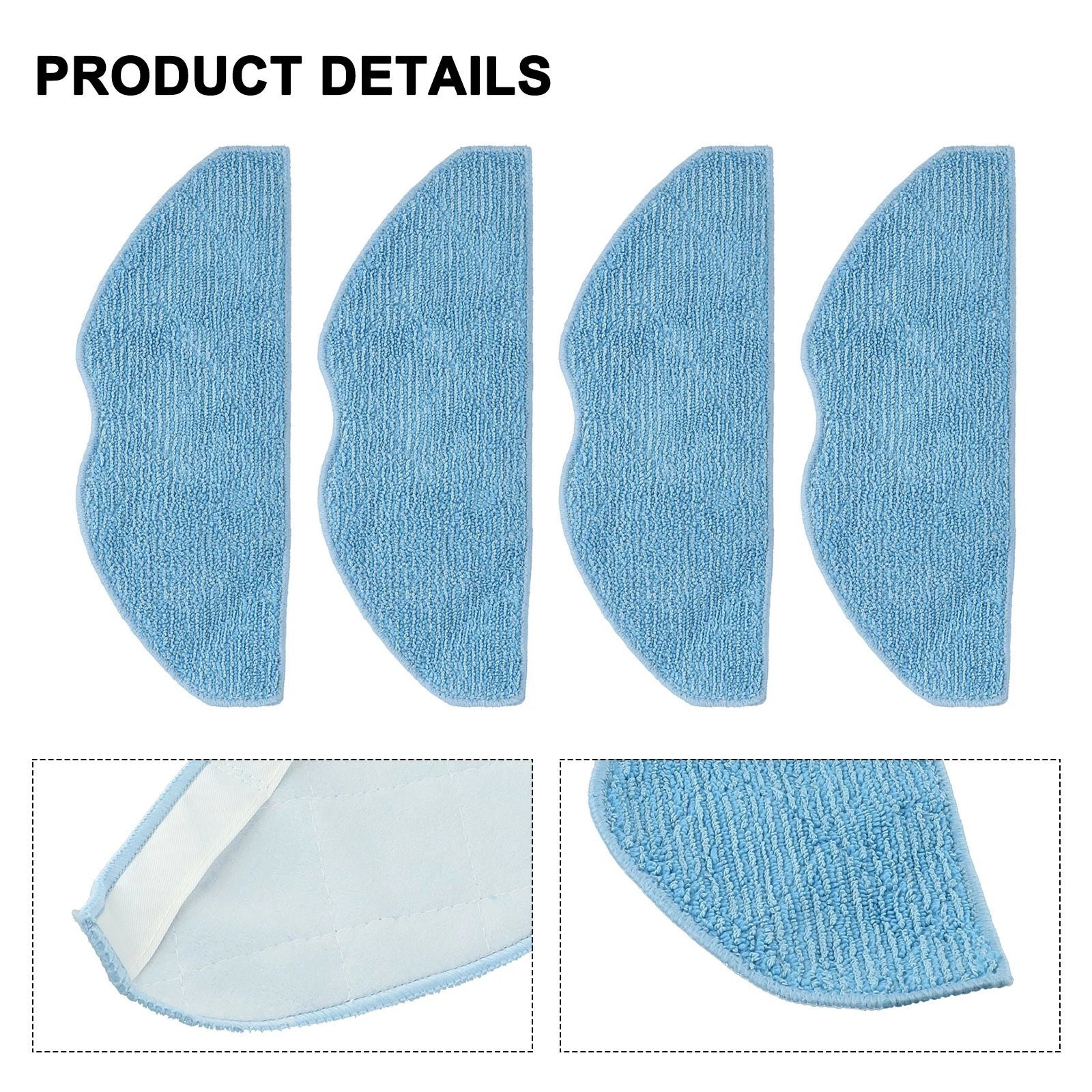 Mop Cloth Kit for Botslab S8 Plus Robotic Vacuum Cleaner