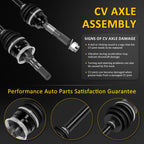 CV Axle Assembly for Kawasaki Mule 2510 3010 4010 (2000–2021)