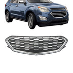 Front Lower Grille Bumper Assembly for Chevrolet Equinox (2016-2017) Chrome