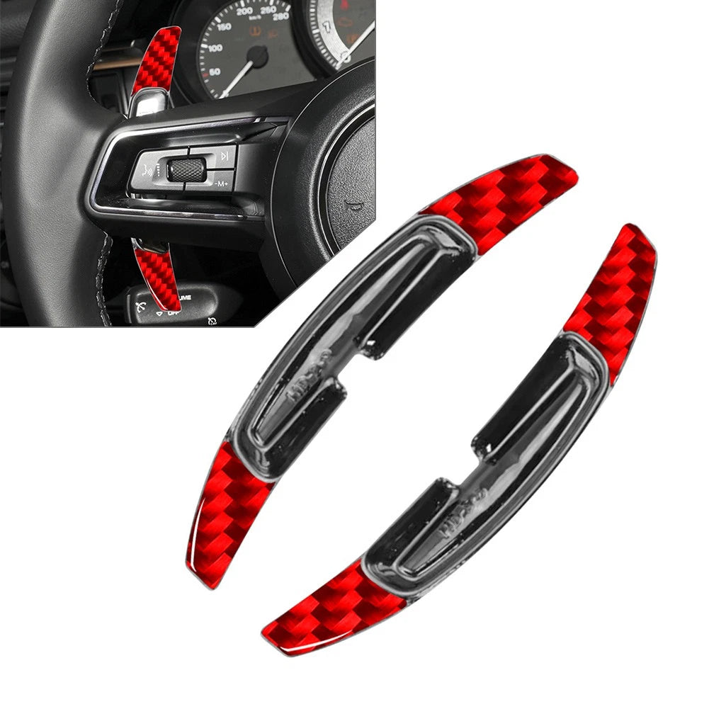 Steering Wheel Shifter Paddle Extensions for Porsche Macan 911 Panamera (2014–2023)