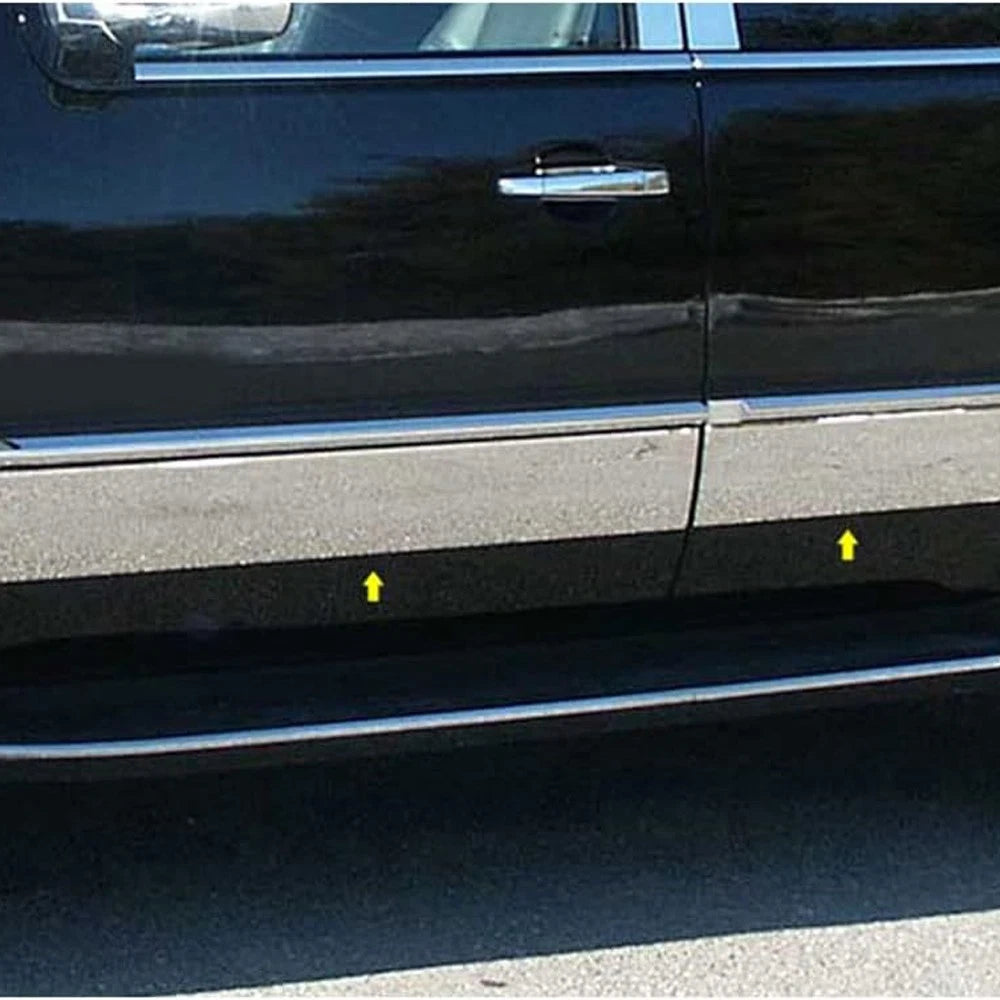 Side Accent Trim Chrome 6 Foot Luxury FX Set for Cadillac Escalade (2007–2014)