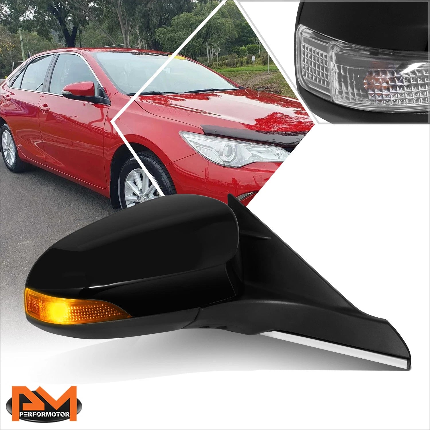 Power Fold Heated Signal Side View Mirror for Toyota Camry (2015)