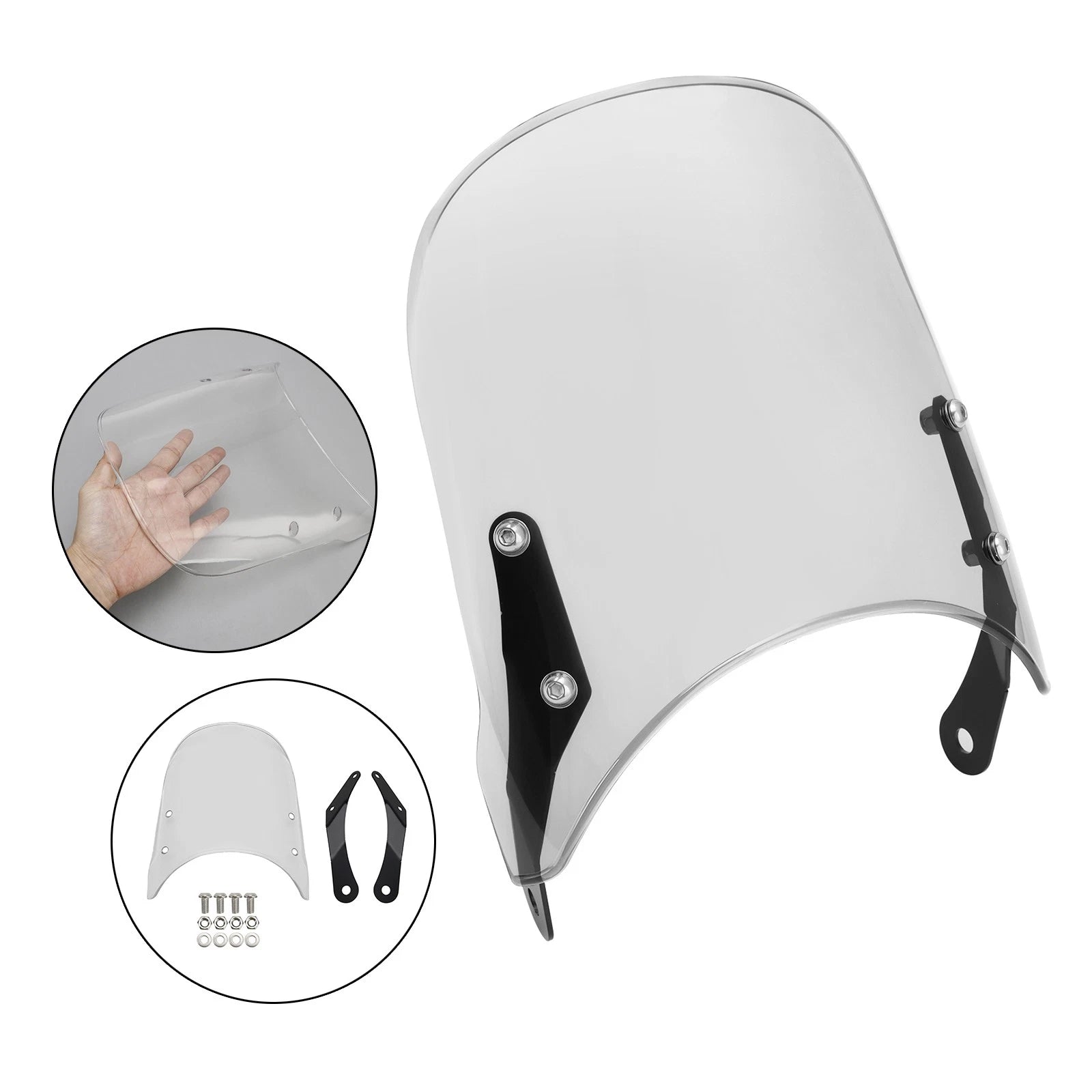 Windshield Windscreen for Yamaha XSR 700 900, Honda CB400 CB1100 CB1300