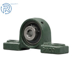 Set of 10 Pillow Block Mounted Ball Bearings for Various Applications