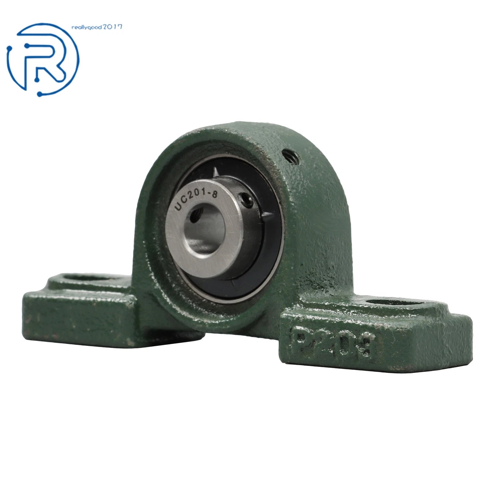 Set of 10 Pillow Block Mounted Ball Bearings for Various Applications