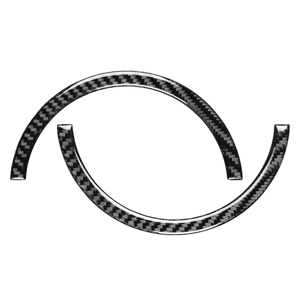 Carbon Fiber Interior Door Handle Trim Cover for Fiat 500 (2012-2015)
