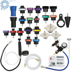 28pcs Radiator Pressure Tester & Vacuum Cooling System Tool Kit