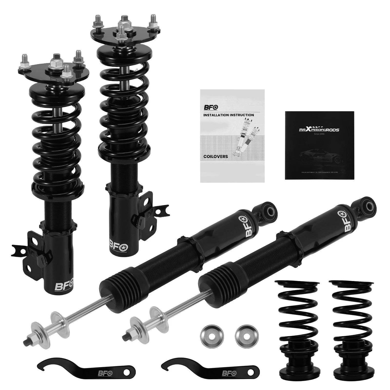 BFO Coilovers Suspension Springs Kit for Honda Civic (2006–2011) Height Adjustable