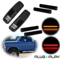 6 Smoke LED Side Marker and Tail Lights for Ford Bronco Econoline Van