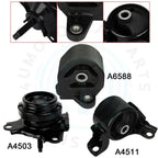 3X Engine Motor Mounts for Honda Civic (2003–2005) 1.3L Hybrid