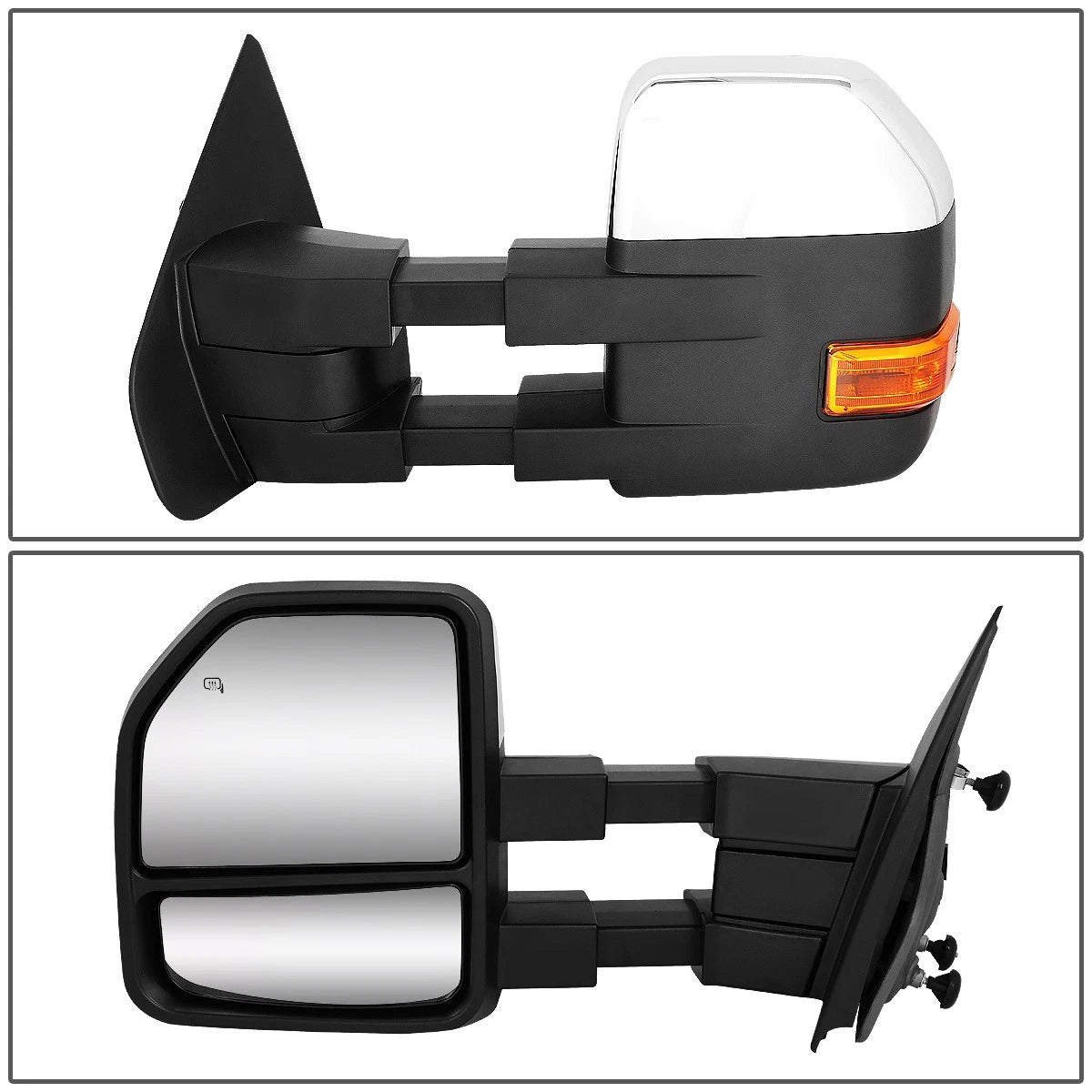 Powered Heated LED Turn Signal Puddle Towing Mirror for Ford F150 (2004–2014)
