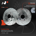 Front Drilled Brake Rotors for Chevy HHR (2006-2011)