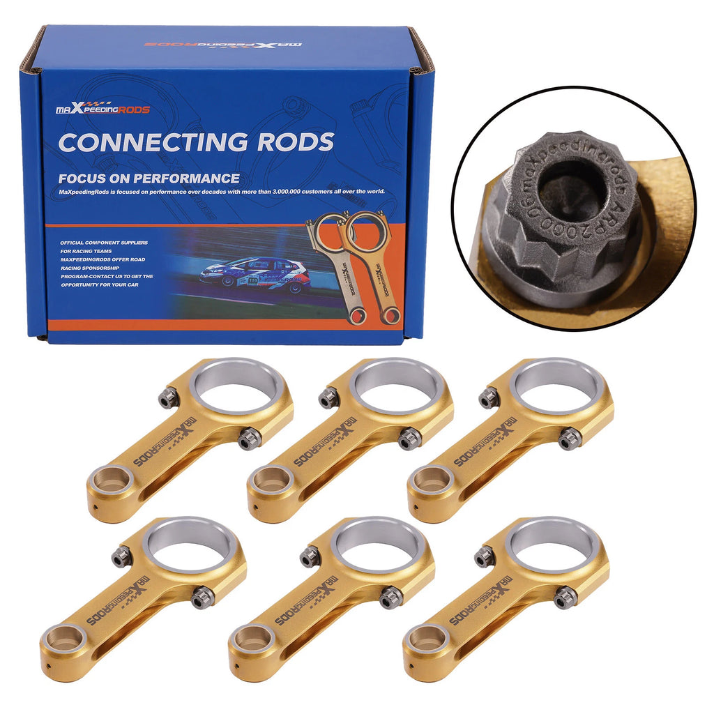 Connecting Rods for Porsche 911 Carrera 3.0L H6 (1976–1989) ARP2000 Bolts 5.0295"