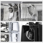 Set of 4 Tape-On Side Window Visors for Chevy GMC C/K Series (1988–2000)