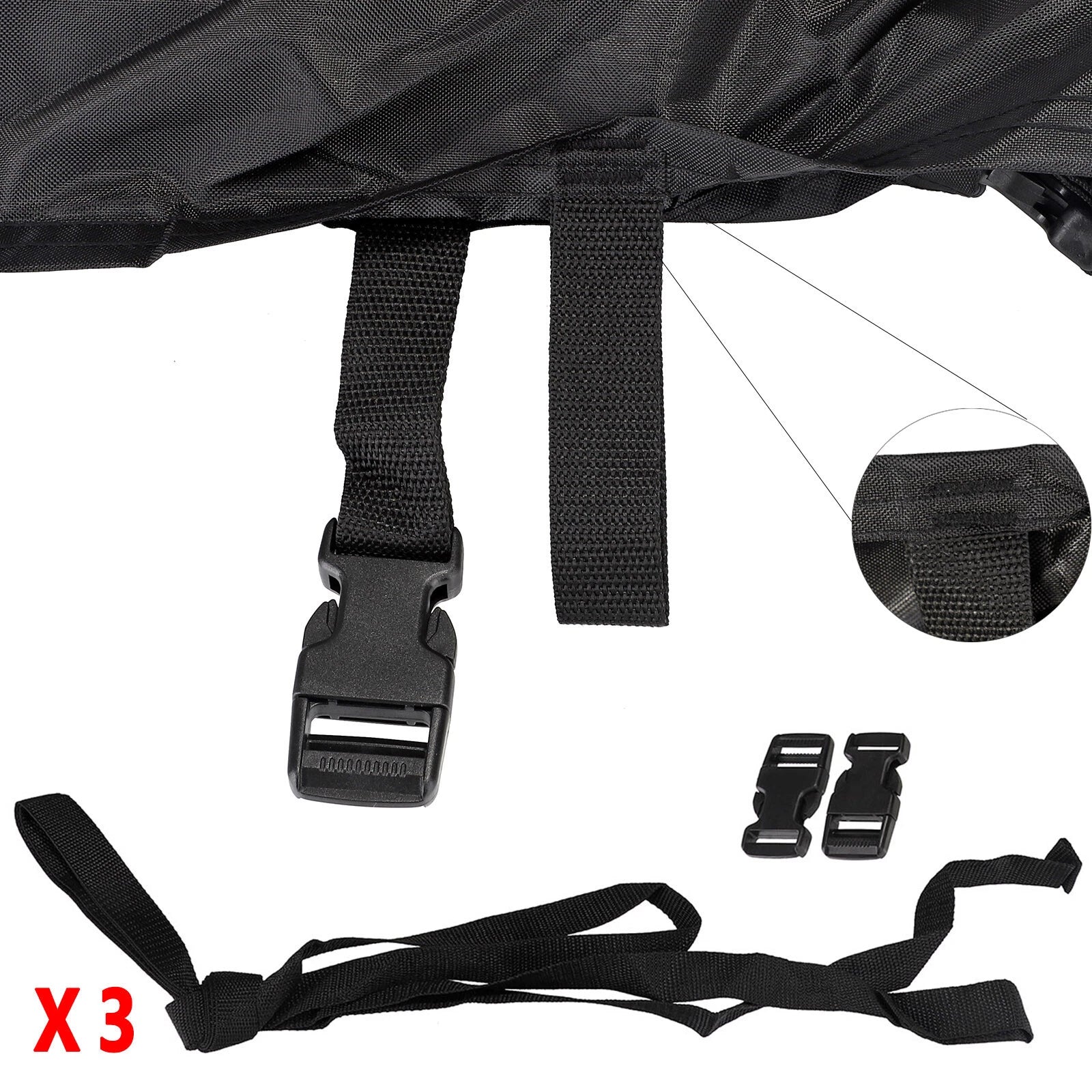 Waterproof Utility Vehicle Cover for Side-by-Side (Heavy Duty 300D)
