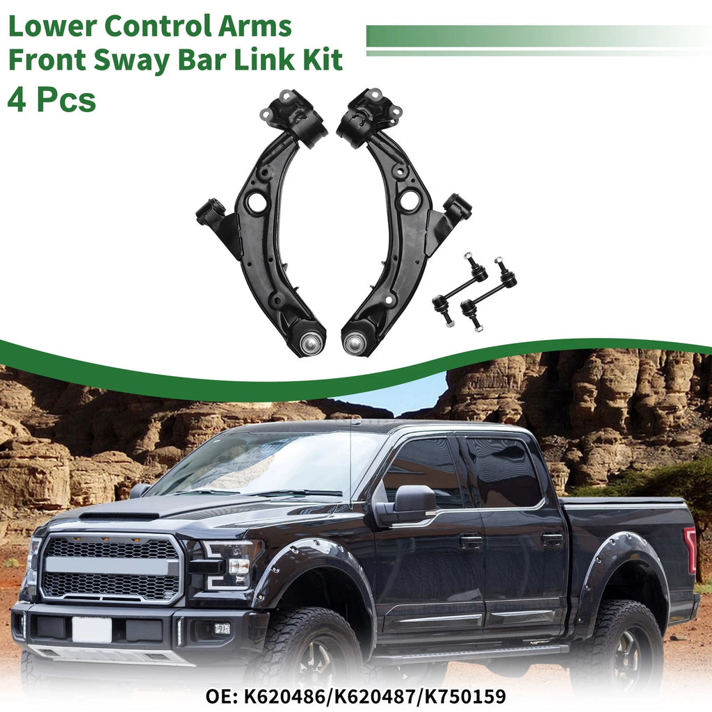 Set of 4 Front Stabilizer Bar Links for Ford Edge (2007–2014)