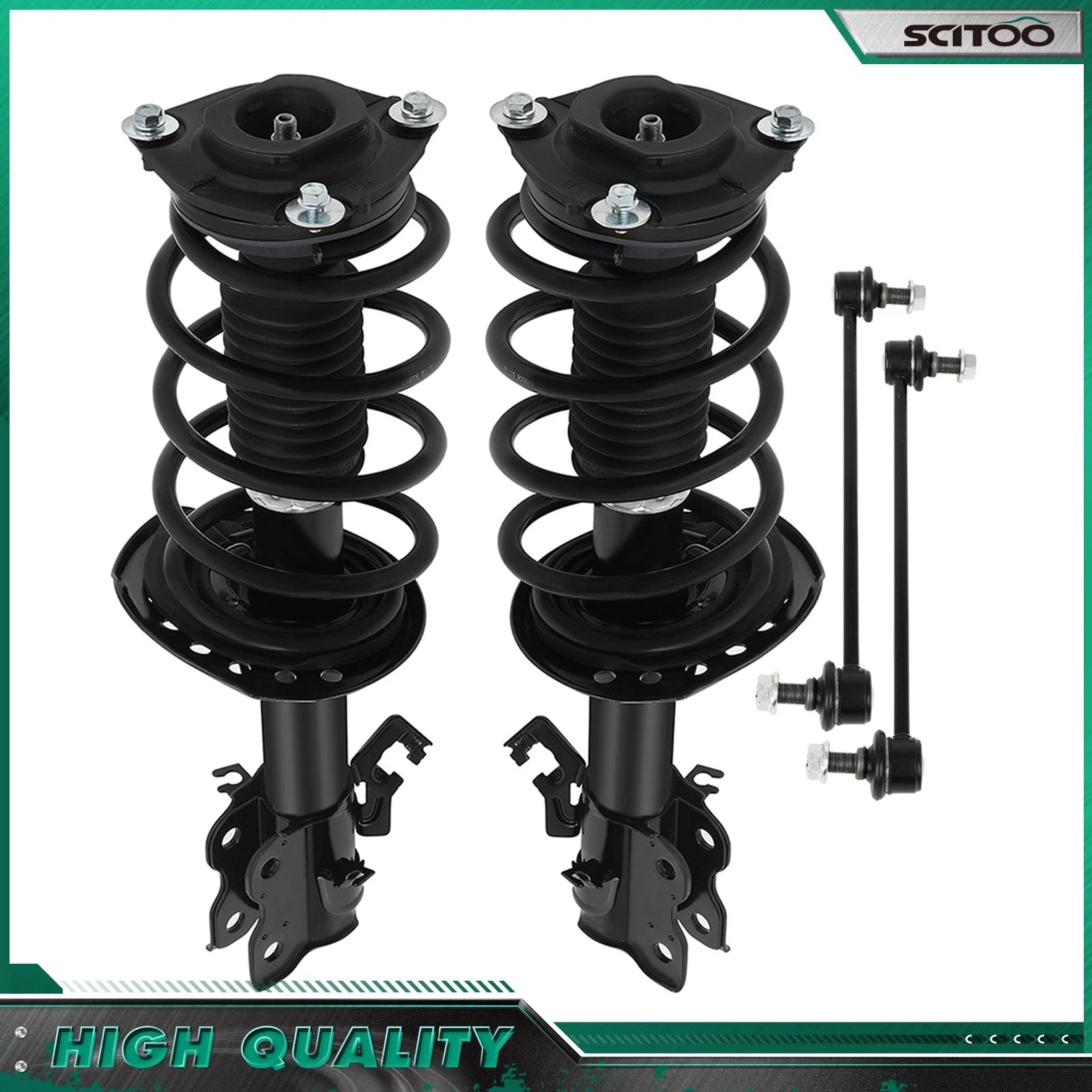 Front Struts Assembly Set of 2 for Nissan Sentra (2014–2019)