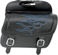 SADDLEMEN Jumbo Flame Saddlebag for Harley Davidson (3501-0774)