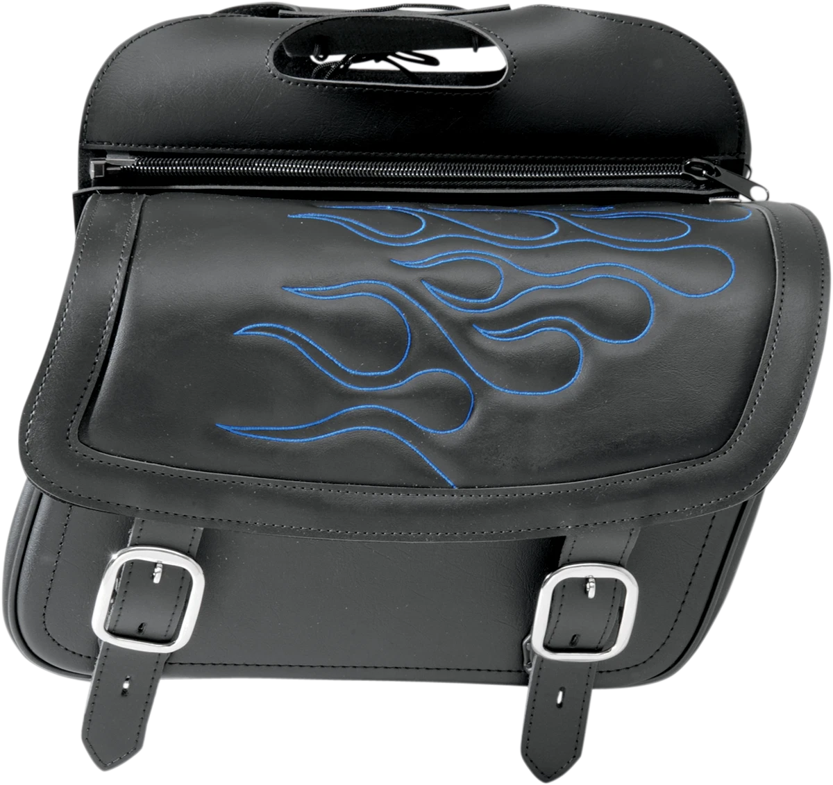 SADDLEMEN Jumbo Flame Saddlebag for Harley Davidson (3501-0774)