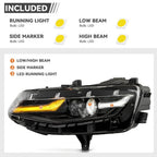 Full LED Headlight for Chevy Camaro LT (2019–2024) - Left Driver Side