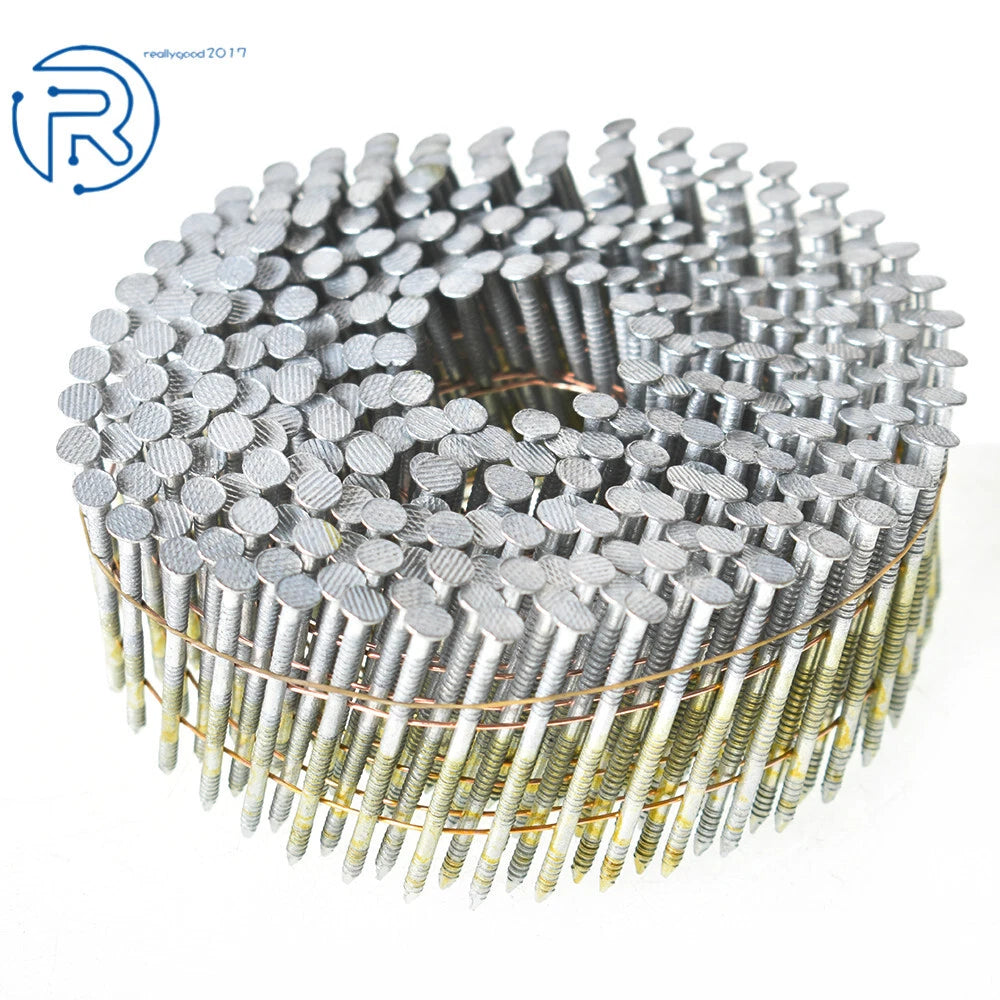 Set of 3600 Siding Nails for Collated Wire Coil (15 Degree)