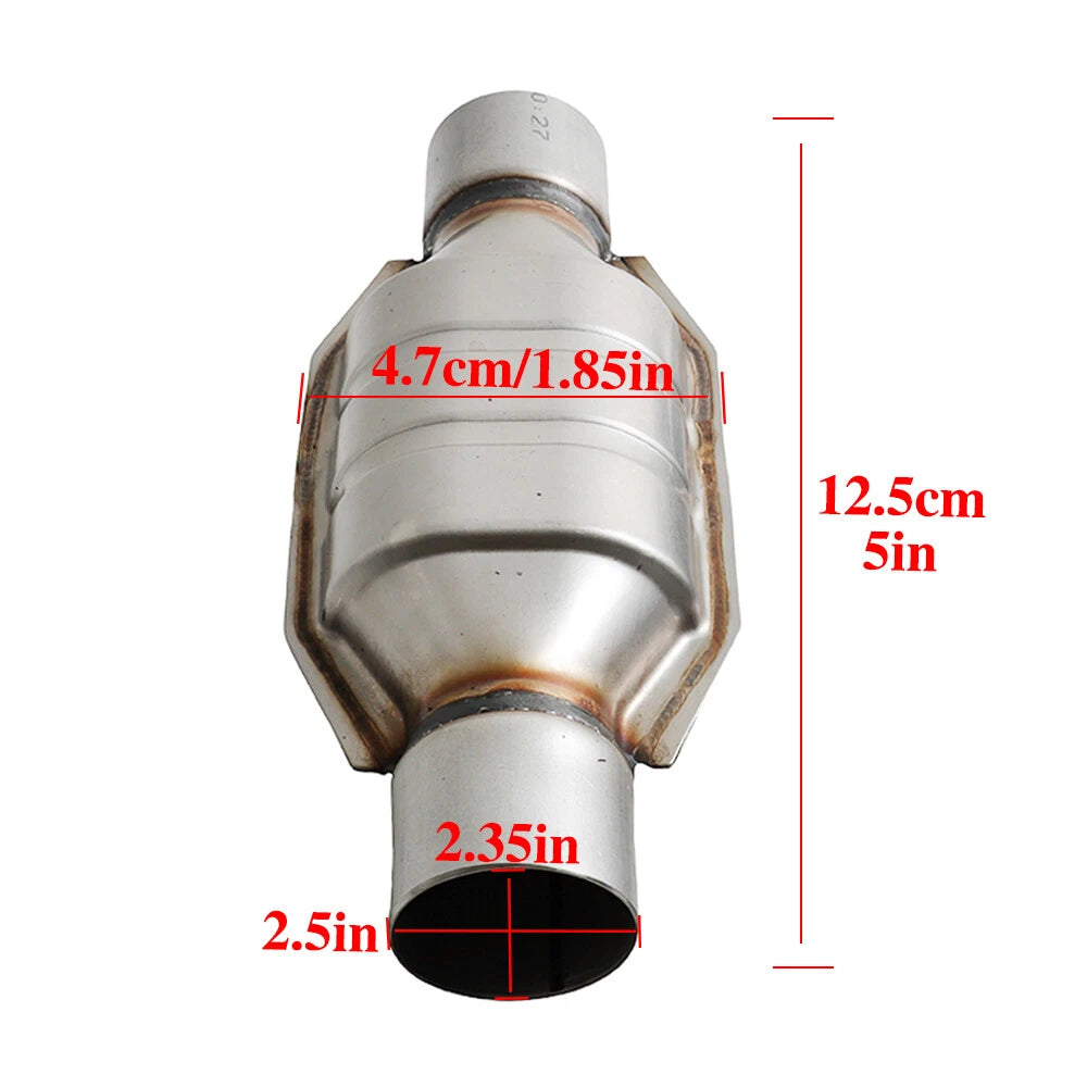 2X 2.5" Universal Catalytic Converter for Chevy Silverado 1500