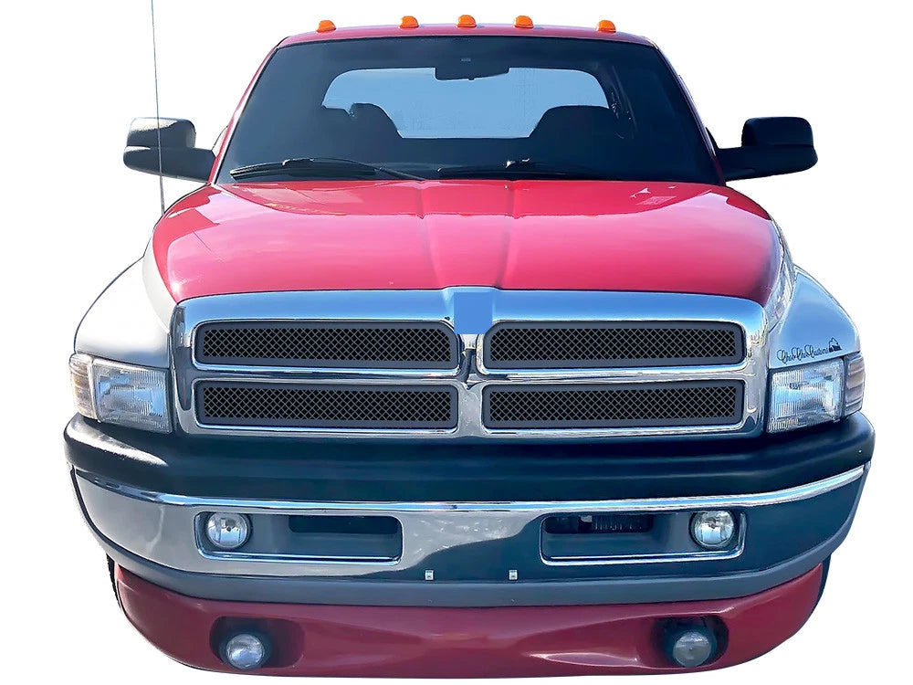 Stainless Black Mesh Grille Insert for Dodge Ram (1994–2001)
