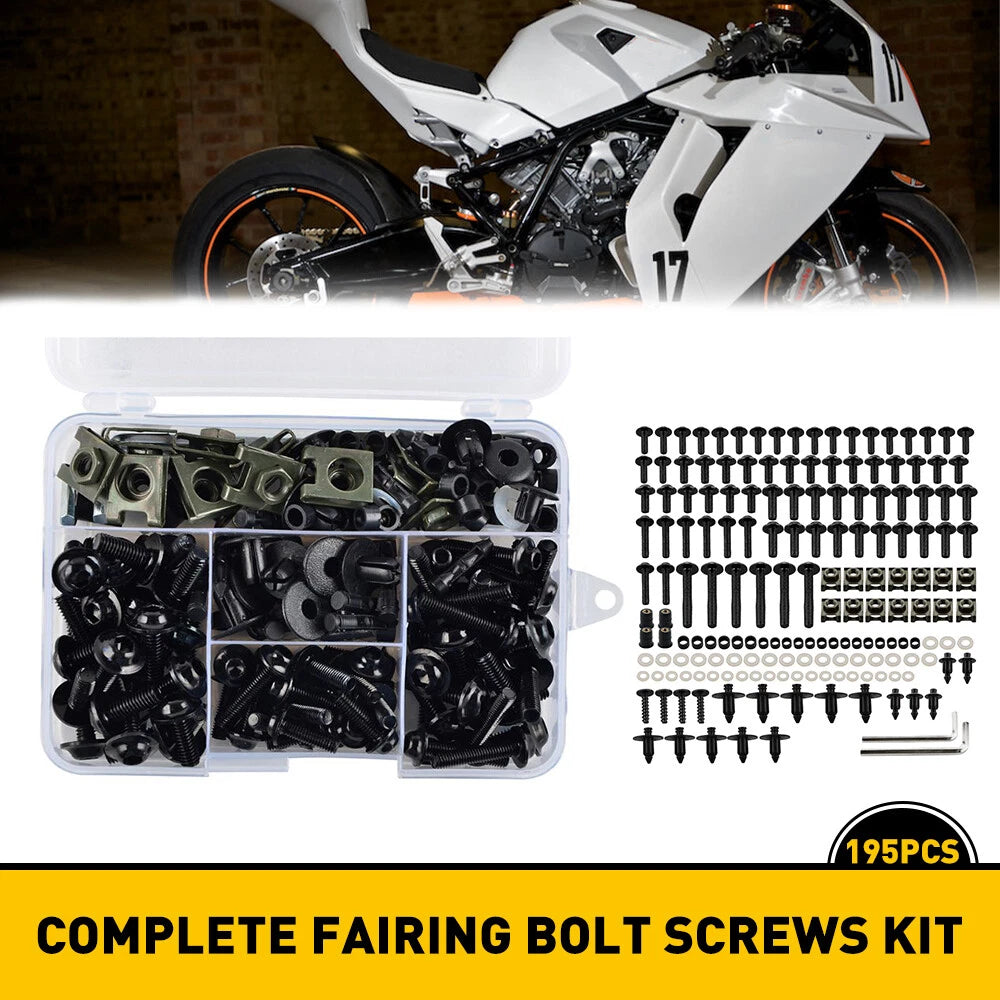 Complete Fairing Bolt Kit for Kawasaki Ninja & Suzuki Hayabusa 